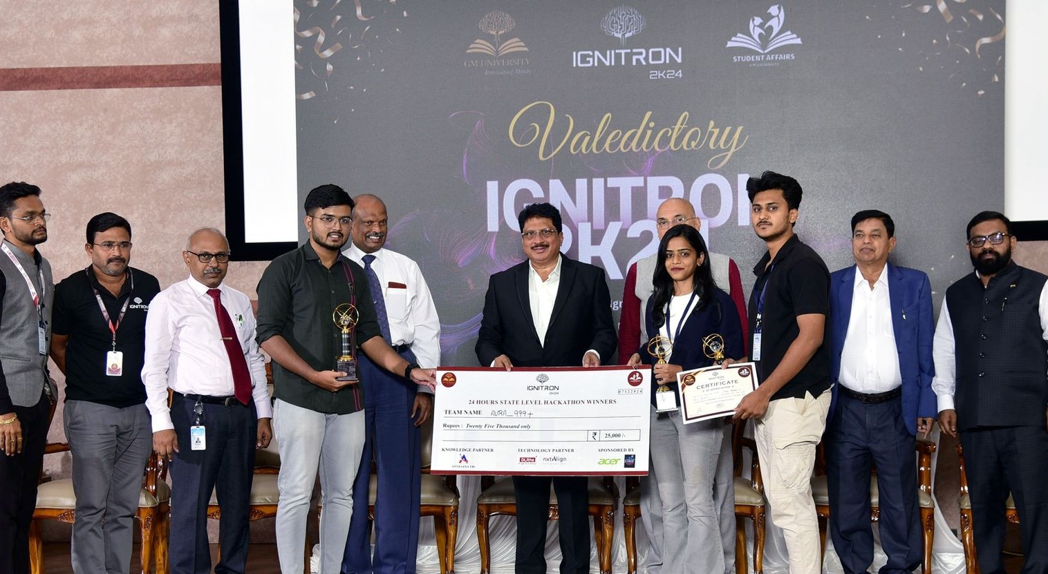 IGNITRON 2k24 Hackathon Victory